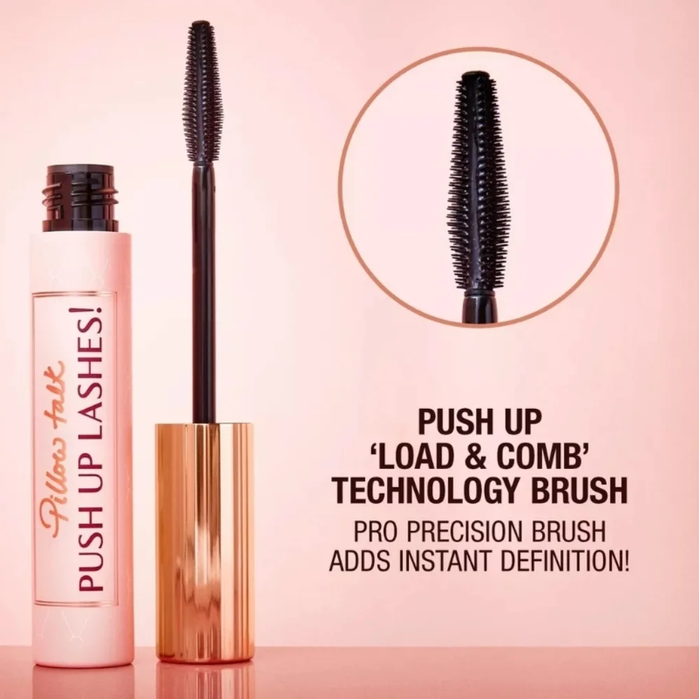 Charlotte Tilbury Pillow Talk Push-up Lashes! Mascara: Super Black, 10ml, NIB
